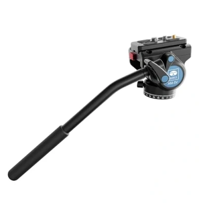 Abbildung von SIRUI AM 5V Fluid Videoneiger mit Flacher Basis, Traglast: 3kg, 360 Grad, Arca Swiss kompatibel