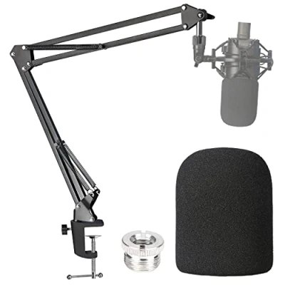 Abbildung von NB35 Mikrofonarmständer mit Pop Filter für AT2020 Mikrofon von SUNMON