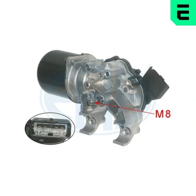 Abbildung von ERA 460221A Scheibenwischermotor 12 vorne für Linkslenker RENAULT: MEGANE 2 Coupe Cabriolet, 2, Kombi, CITROËN: C3 I Schrägheck