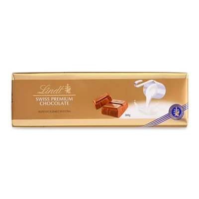 Abbildung von Lindt Schokolade Vollmilch Extra 300 g Tafel Aus feinster Schokoladentafel Schokoladengeschenk