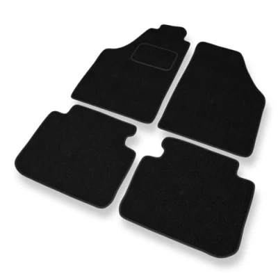 Abbildung von Mossa Fußmatten Auto kompatibel mit Lancia Musa (2004 2011) schwarz Automatten Autoteppiche 1
