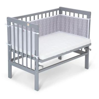 Abbildung von FabiMax Beistellbett Basic grau
