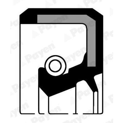 Abbildung von PAYEN NJ313 Kurbelwellendichtring ACM (Polyacryl Kautschuk) HONDA: CIVIC V Hatchback, 6 Aerodeck, 7 Hatchback