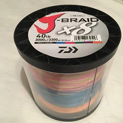 Abbildung von Daiwa J Braid X8 0.28mm 1500m multi c Geflochtene Schnur