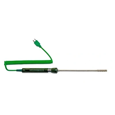 Abbildung von PeakTech Typ K Temperaturfühler 50 bis 900 C, Temperatursonde für Lufttemperatur, Durchmesser Sensor 6, 8 mm, 1 Stück, P TF 20