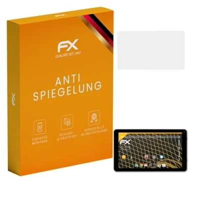 Abbildung von atFoliX Panzerfolie kompatibel mit Denver TIQ 10494 Schutzfolie, entspiegelnde und stoßdämpfende FX Folie (2X)