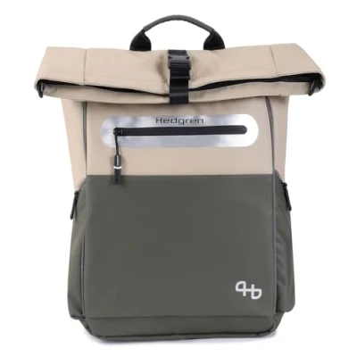 Abbildung von Hedgren Unisex Kettenrucksack, Beige/Olivgrün, Einheitsgröße, Casual