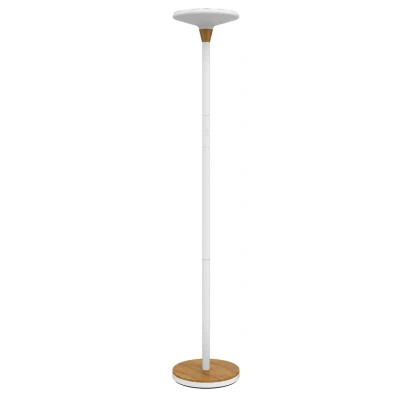 Abbildung von Unilux LED Deckenfluter BALY BAMBOO weiß bambus, dimmbar, 44.6 W, 37 kWh, 3000K