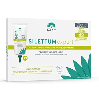 Abbildung von SILETTUM Expert Serum Haarausfallbehandlung Packung 3 Tuben à 40 ml
