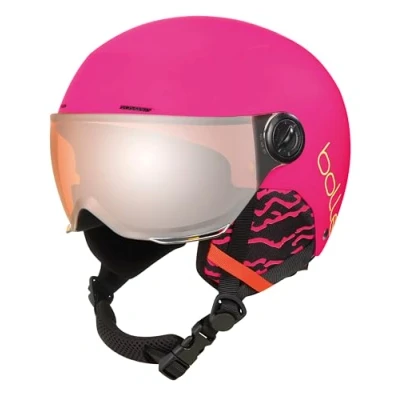 Abbildung von bollé QUIZ VISOR Hot Pink Matte XS 49 52cm Orange Gun Kat 2, Skihelm, Medium, Unisex Kinder