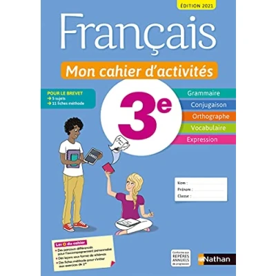 Abbildung von Français Mon cahier d&#039;activités 3e Elève 2021: Livre de l&#039;élève