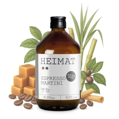 Abbildung von Heimat Espresso Martini 16% vol. Weich cremig Karamell &amp; Schokoladennoten Cocktail Rum Basis World Spirit Awards 2022 (500ml)