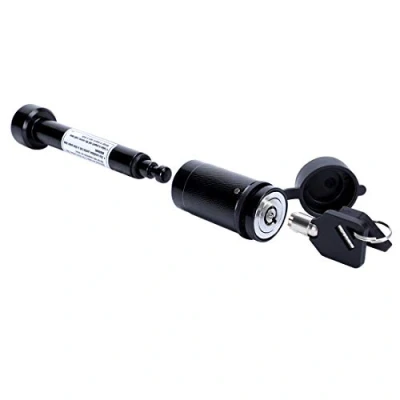 Abbildung von MaxxHaul 50232 5/8 Zoll Dogbone Empfängerschloss für Anhängerkupplung, 2 (5,1 cm) und 1/2 (6,4 Empfänger, Schwarz