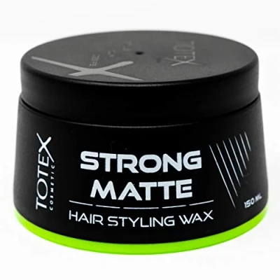 Abbildung von TOTEX ® Strong Matte Haarwachs I Stark Matt Hair Styling Wax 150 ml 24 Stunden Süper Effekt Für Einen Mattes Natürlichen Haarlook Maximale Kontrolle Profis
