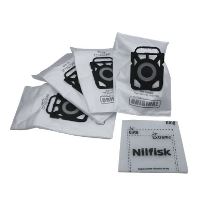 Abbildung von Nilfisk 107412688 Staubsaugerbeutel Staubsauger staubbeutel 4 stück hygiene extreme passend für elite king