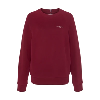 Abbildung von Tommy Hilfiger 1985 MINI CORP LOGO Sweatshirt, Damen, Größe: XS, Rouge