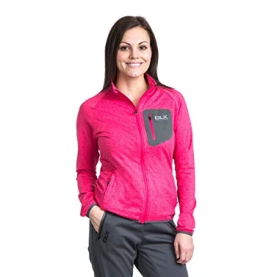 Abbildung von Trespass Damen Schnelltrocknendes Antibakterielles Sportoberteil Darby, Raspberry Marl, L, FATOLSM20006_RBML