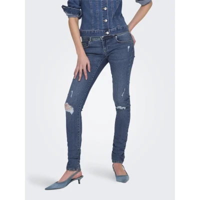 Abbildung von ONLY Skinny fit Jeans &quot;ONLANEMONE MID SK VIS BUT DES DNM PIM&quot;