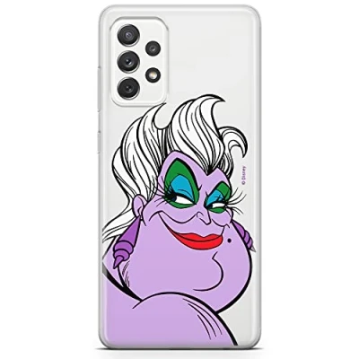 Abbildung von ERT GROUP Handyhülle für Samsung A33 5G Original und offiziell Lizenziertes Disney Muster Ursula 001 optimal an die Form des Handy angepasst, teilweise transparent