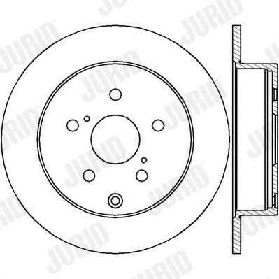 Abbildung von JURID 562431JC Bremsscheibe 290 10 5 114,3 voll beschichtet ohne Schrauben TOYOTA: Corolla Verso, X Limousine