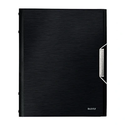 Abbildung von Leitz 39960094 Ordnungsmappe Style Style, 12 Fächer, PP, satinschwarz