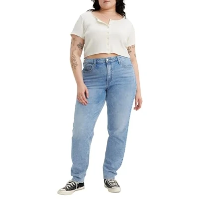 Abbildung von Levi&#039;s Plus 80S MOM JEAN Jeans Relaxed Fit, Damen, Größe: 56x32, How&#039;s my driving