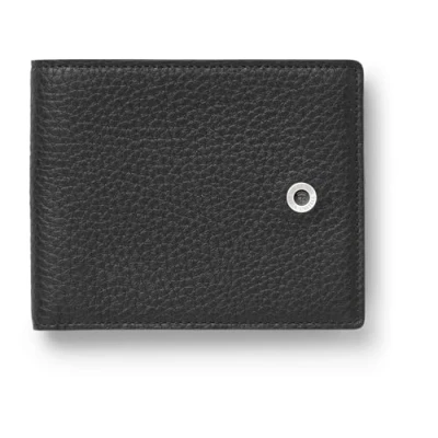 Abbildung von Graf von FABER CASTELL 118697 Kreditkartenetui Cashmere, Schwarz, mit Kartenfächern und Scheinfach