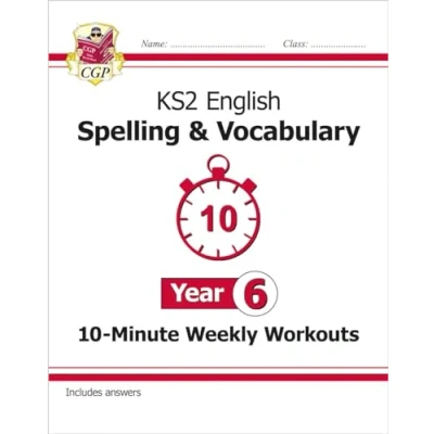 Abbildung von KS2 Year 6 English 10 Minute Weekly Workouts: Spelling &amp; Vocabulary (CGP English)