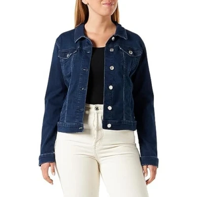 Abbildung von Mavi Daisy Jeansjacke, Damen, Größe: Small, Blau