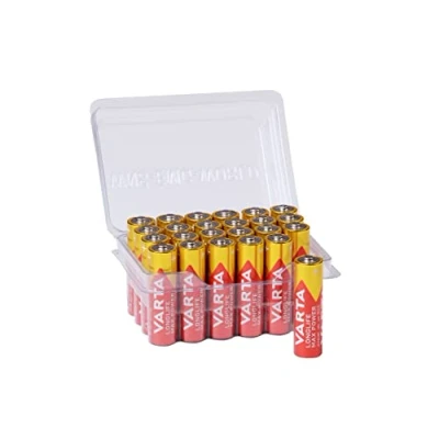 Abbildung von wns emg world Big Box Pack für Varta Longlife Max Power Batterie AA Mignon Alkaline Batterien LR6, 24 Stück