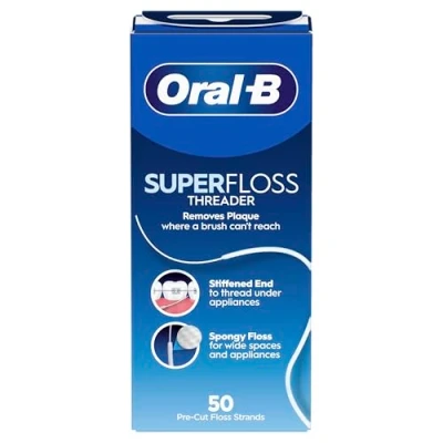 Abbildung von Oral B SuperFloss Threader Zahnseide 50 Fäden