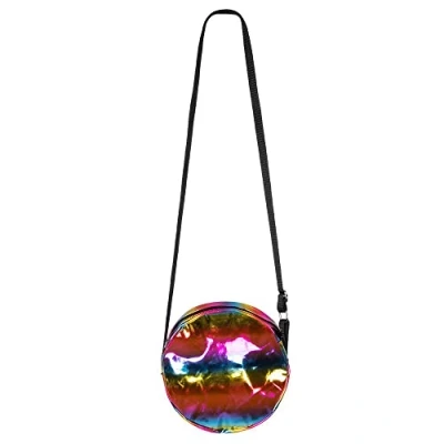 Abbildung von Boland Kostüm Holo Umhängetasche &#039;Regenbogen&#039;, 20 cm