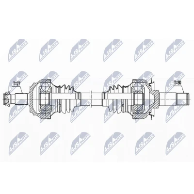 Abbildung von Antriebswelle NTY NPW ME 160