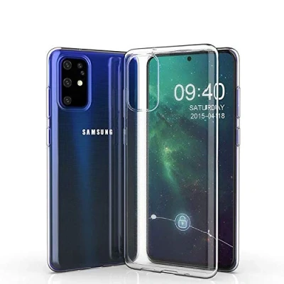 Abbildung von CoverKingz Handyhülle für Samsung Galaxy S20 FE Silikonhülle Soft Case Bumper Durchsichtig Handy Hülle Slim Cover Transparent
