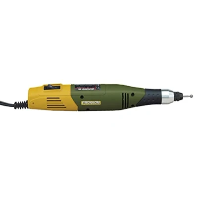 Abbildung von Proxxon 28500 Bohr und Fräsgerät MicroMot 60 mit 6 teiligem Satz Spannzangen 12 Volt Gerät