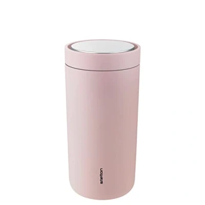 Abbildung von Stelton Thermobecher To Go Click Soft Rose 400 ml, Edelstahl, Kunststoff