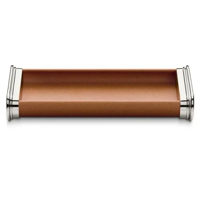 Abbildung von Graf von Faber Castell ‎118541 Ablageschale mit Lederummantelung, braun