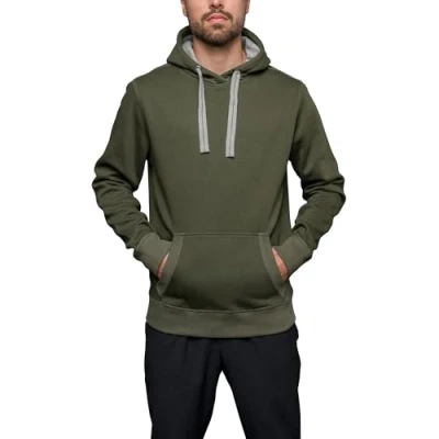 Abbildung von HRM Unisex Sweat Kapuzenpullover, Olive, 6XL