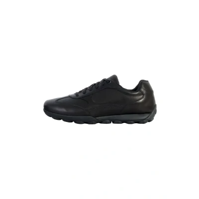 Abbildung von Geox Basket CUIR Sneaker low, Herren, Größe: 44, Noir Schuhe