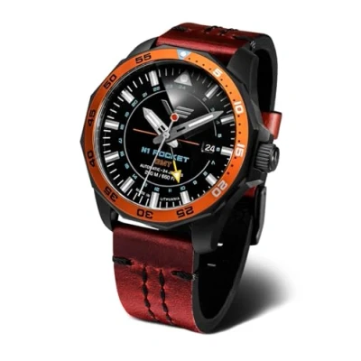 Abbildung von Vostok Europe NH34 225C714 LBBRW Herrenuhr Automatik GMT Rocket N1 Braun/Schwarz