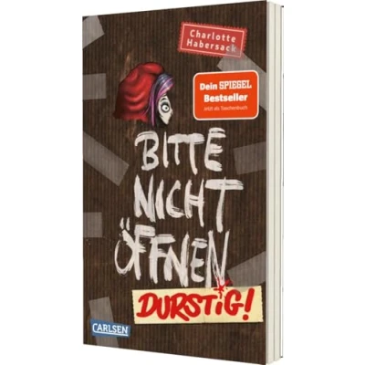 Abbildung von Bitte nicht öffnen 3: Durstig!: Wer hat einen Vampir gesehen? Lustige Kinderbuch Serie ab 8 Jahren über geheimnisvolle Päckchen und schrullige Monster (3)