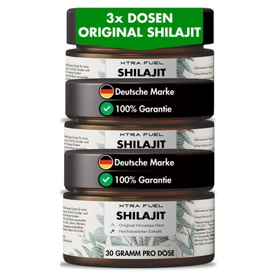 Abbildung von XTRA FUEL Mumijo Shilajit Harz (hochdosiert), +85 Mineralien, zertifiziert Harz, 90 g