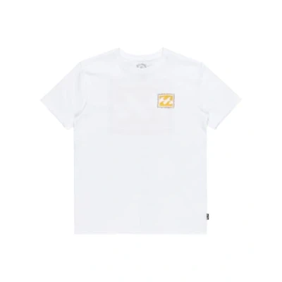 Abbildung von Billabong Crayon WAVE Unisex Tshirt print für Kinder, Größe: 135 140, White