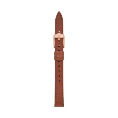 Abbildung von Fossil Uhrenband für Damen 12 mm LiteHide Leder braun, S121028