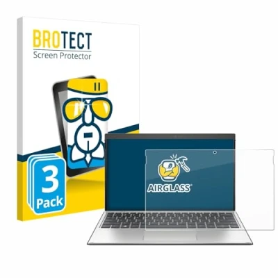 Abbildung von BROTECT Schutzglas für HP Elite x2 G4 (3 Stück) Schutzfolie Panzer Folie Glas [Extrem Kratzfest 9H, Anti Fingerprint, Ultra Transparent]