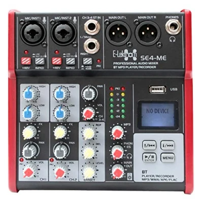 Abbildung von E Lektron Mischpult SE Live, (4 tlg), Mikrofon /Instrument Kanäle, Stereo Kanal, LCD Display