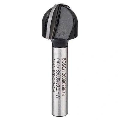 Abbildung von Bosch Professional 2608628633 Hohlkehlfräser, für Oberfräse, Durchmesser: 8 mm
