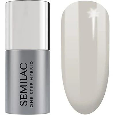 Abbildung von S125 Semilac One Step Hybrid Nagellack 3in1 Light Dust Grey 5 ml Innovative UV LED Colour Nail Polish