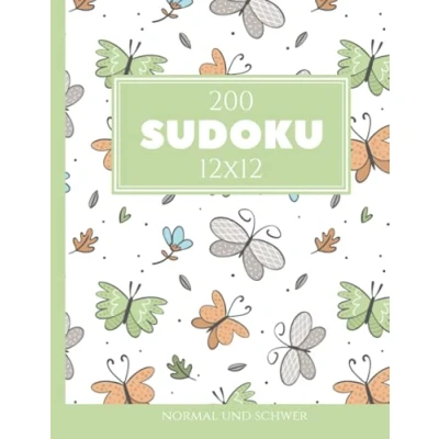 Abbildung von 200 Sudoku 12x12 normal und schwer: Mit Lösungen Bonusrätseln