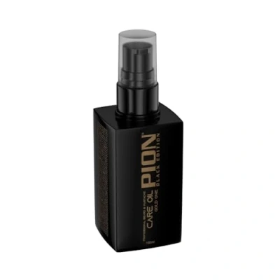 Abbildung von PION Black Edition Beard &amp; Mustache Care Oil 100ml Professionelles Bart und Schnurrbartpflegeöl für Geschmeidigkeit intensive Pflege